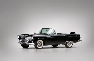 Ford Thunderbird Black 1956 года